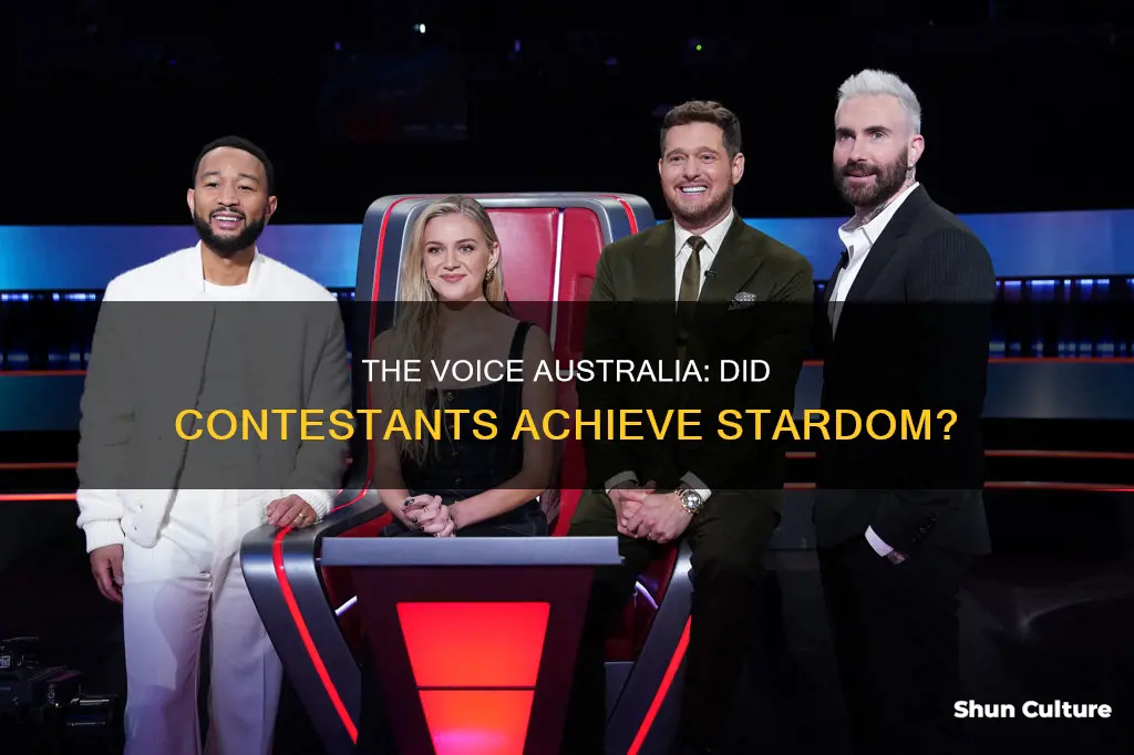 has anyone from the voice australia made it big