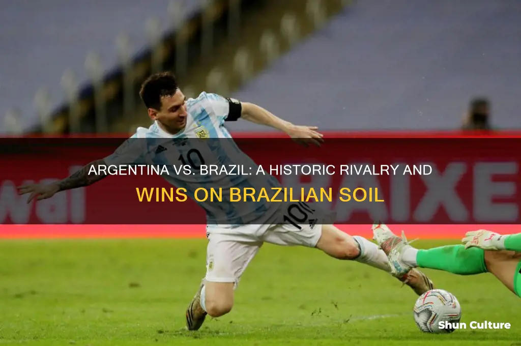 has argentina ever won in brazil