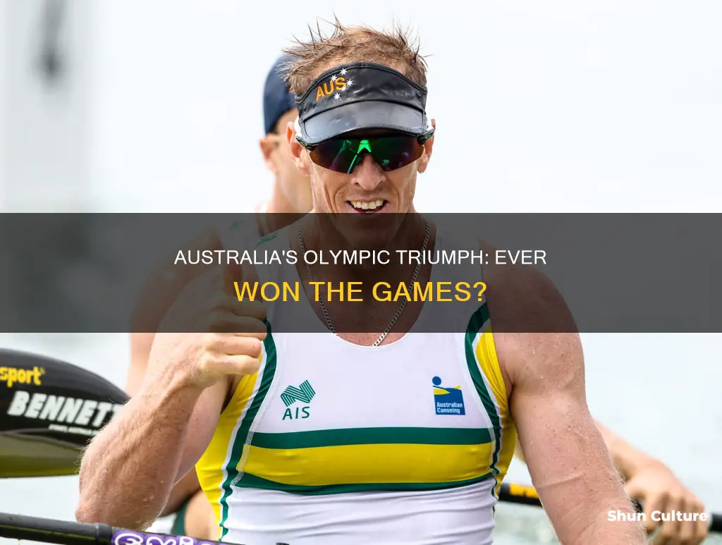 has australia ever won the olympic games