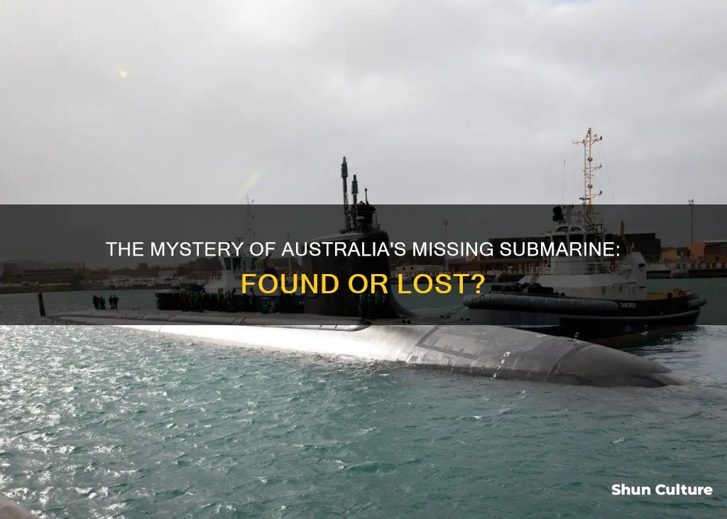 has australian submarine been found