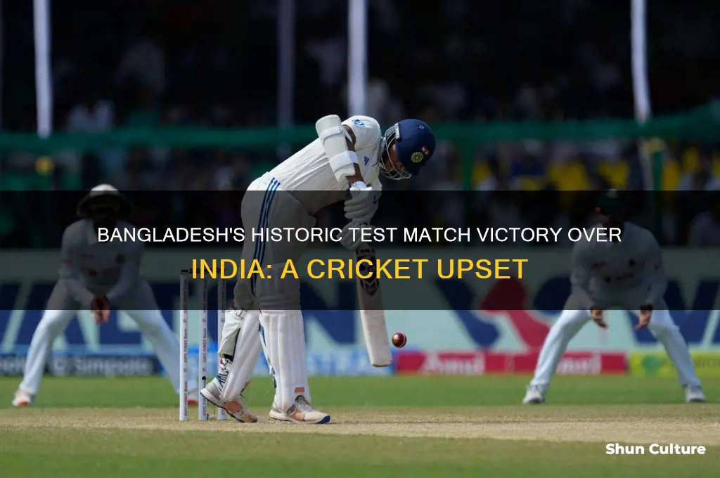 has bangladesh beat india in test match