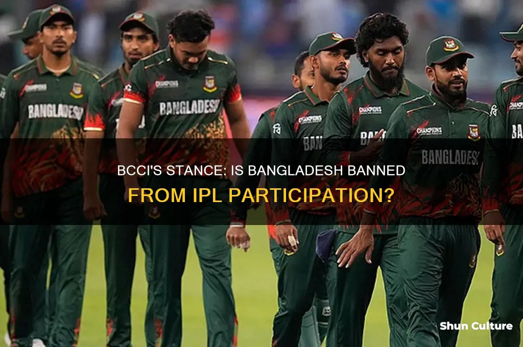 has bcci banned bangladesh from ipl
