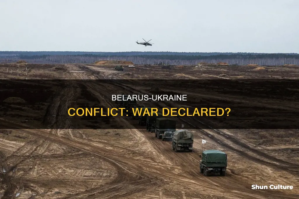 has belarus declared war on ukraine