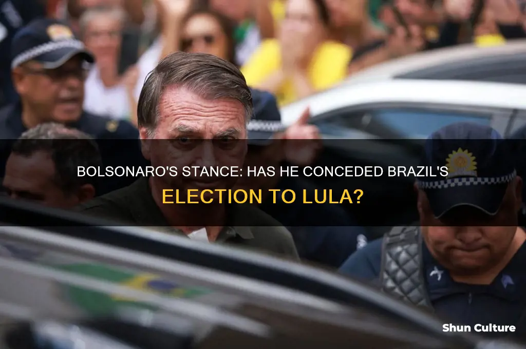 has bolsonaro conceded the election in brazil