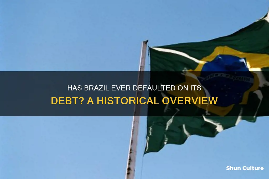 has brazil ever defaulted on its debt