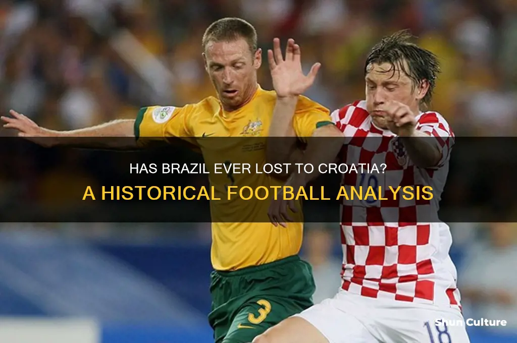 has brazil ever lost to croatia