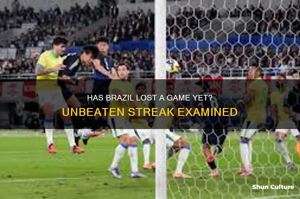 has brazil lost a game yet