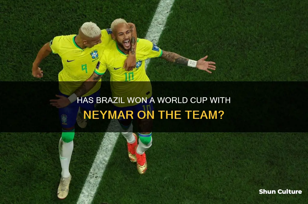 has brazil won a world cup with neymar