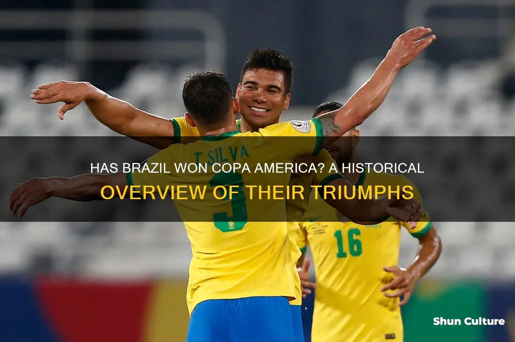 has brazil won copa america