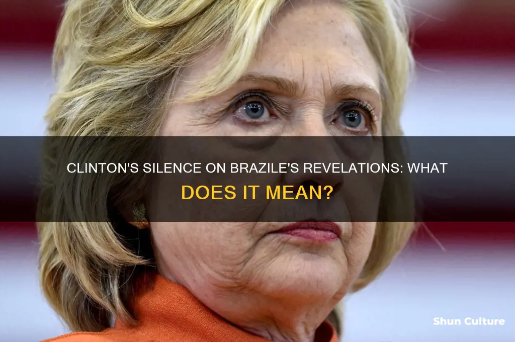 has clinton commented on brazile