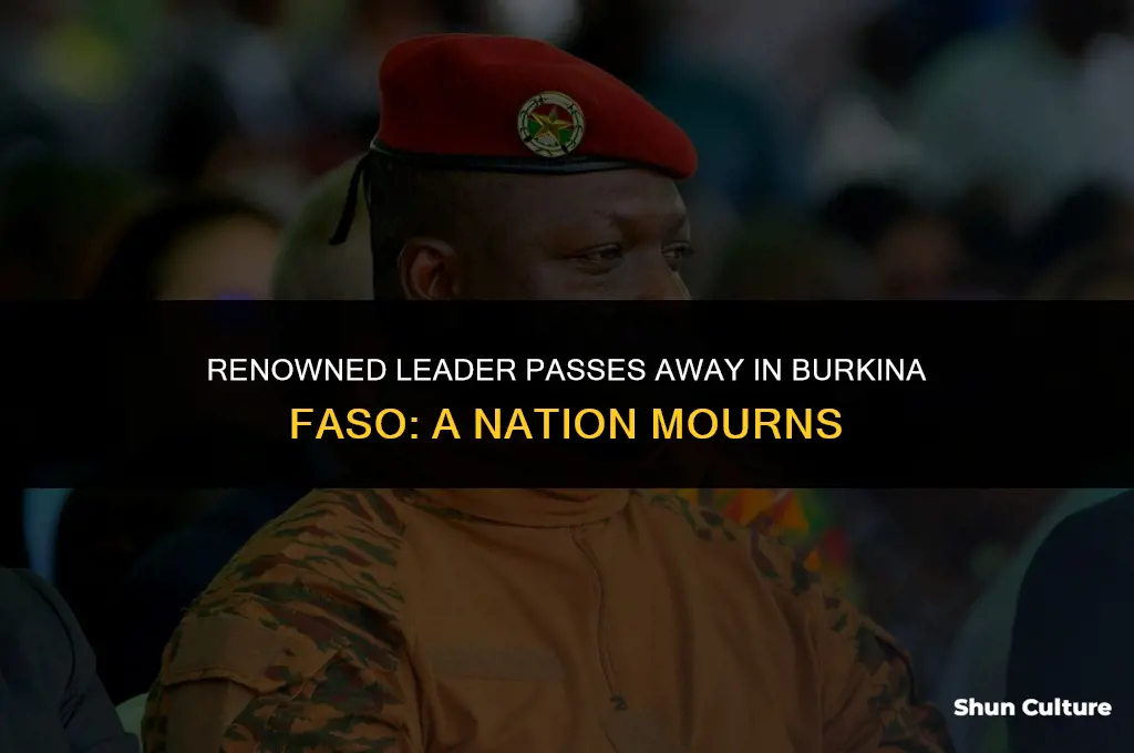 has died in his home country of burkina faso