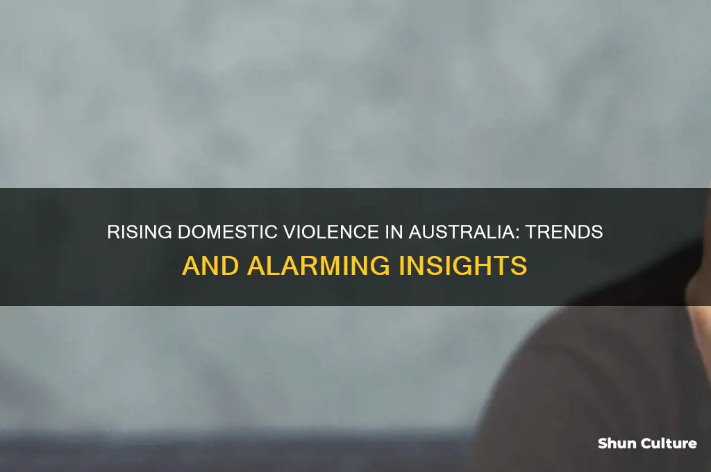 has domestic violence increased over the years in australia