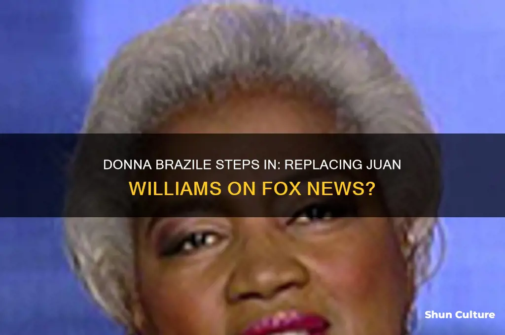 has donna brazile replace juan williams