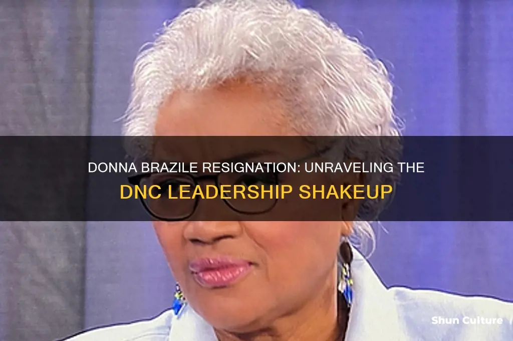 has donna brazile resigns