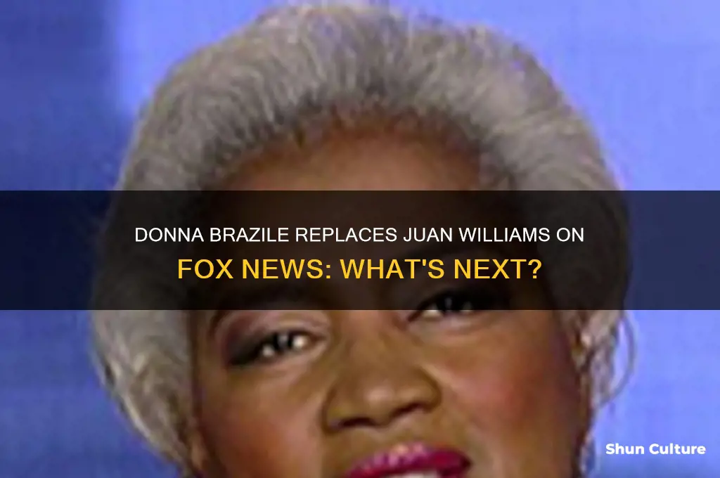 has fox news replaced juan williams with donna brazil