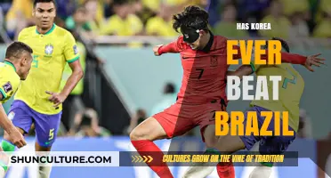 Has Korea Ever Defeated Brazil in Football History?