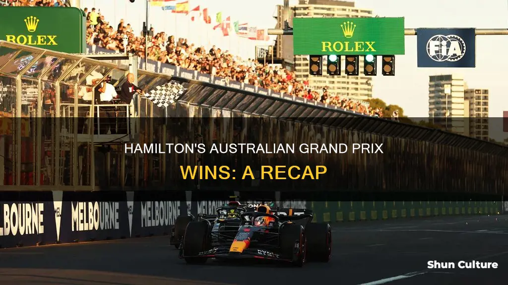 has lewis hamilton won the australian grand prix