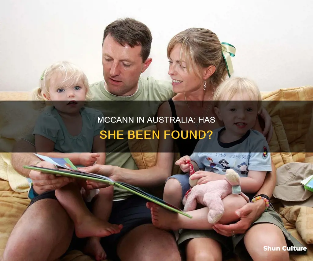 has madeleine mccann been found in australia