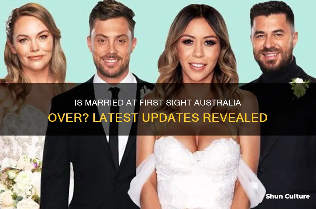 has married at first sight australia finished