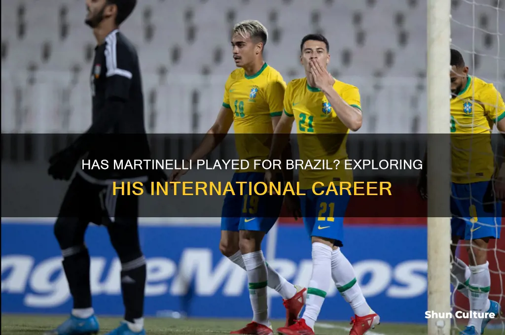 has martinelli played for brazil