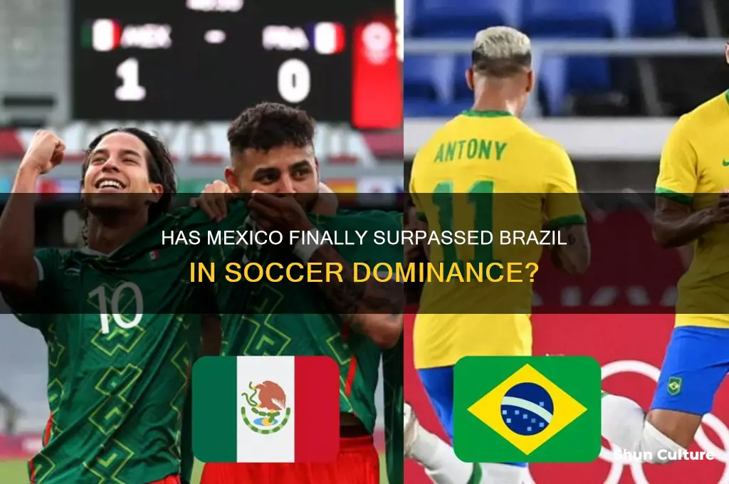 has mexico beat brazil