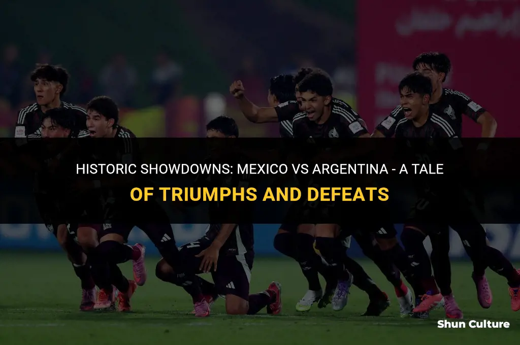 has mexico ever beat argentina