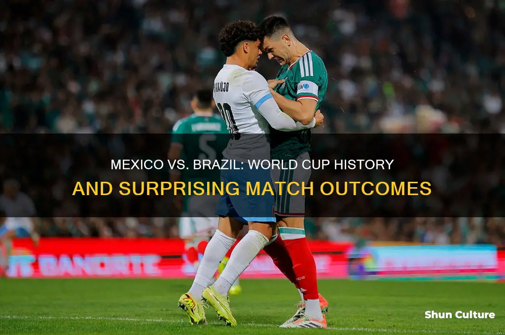 has mexico ever beat brazil in the world cup