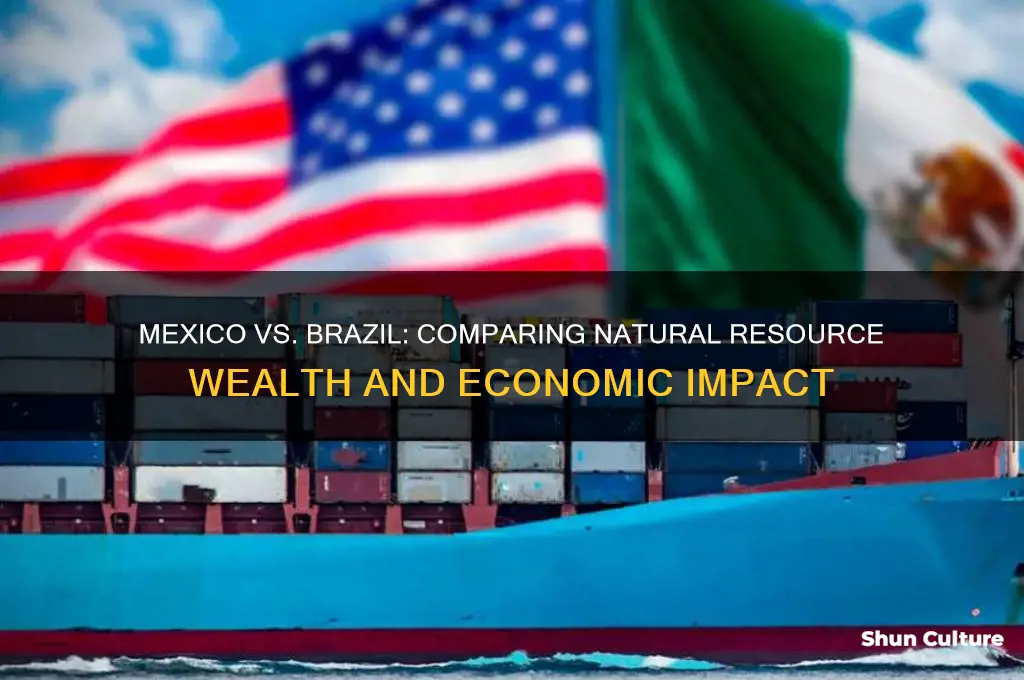 has mexico more natural resources than brazil