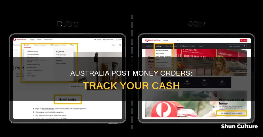 has my australia post money order been cashed