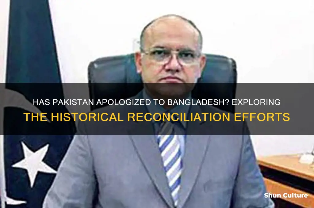has pakistan apologised to bangladesh