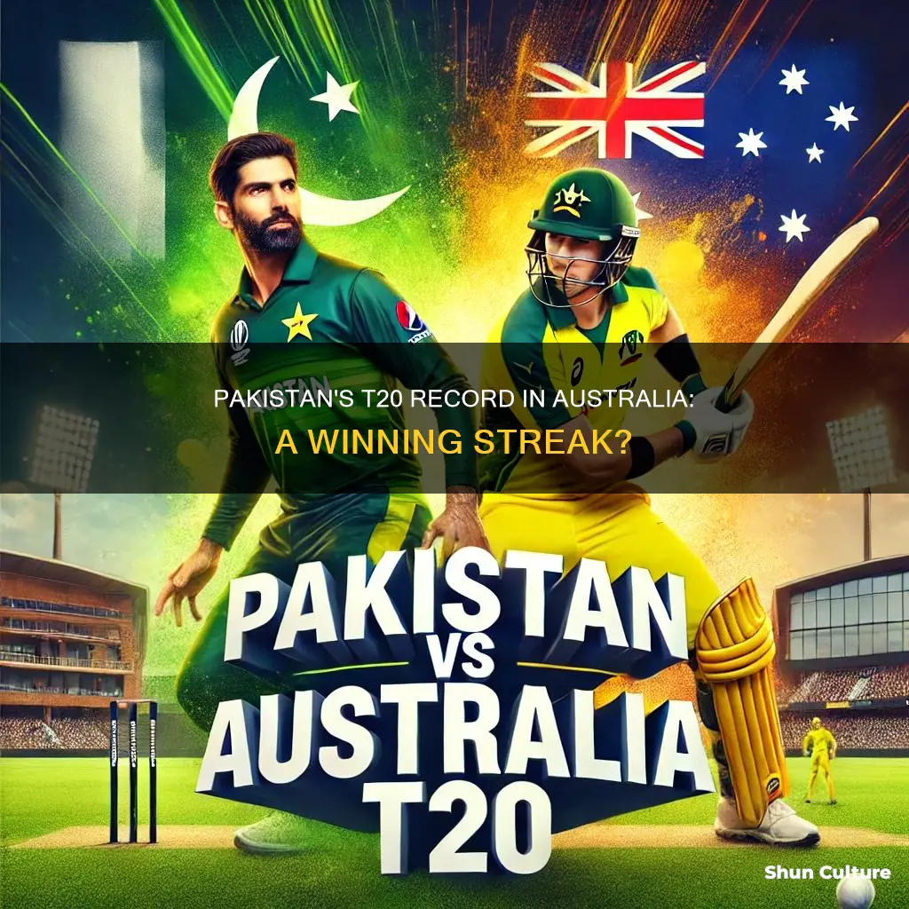 has pakistan ever won a t20 in australia