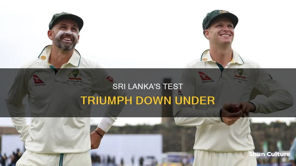 has sri lanka won a test match in australia