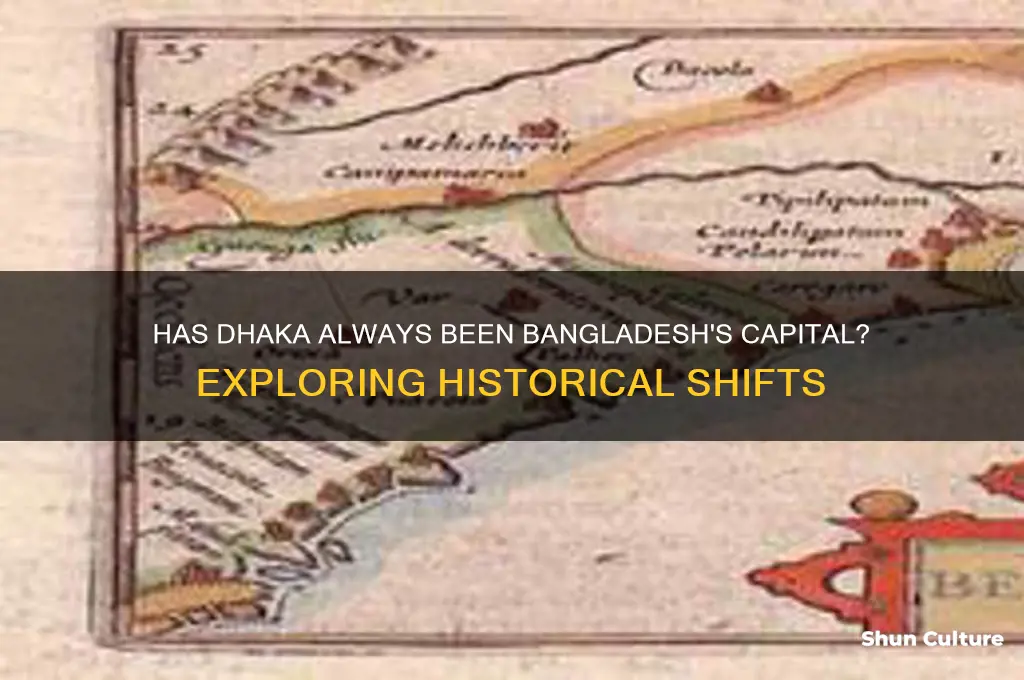 has the capital of bangladesh ever moved