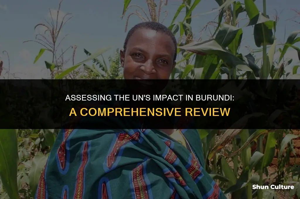 has the un worked in burundi