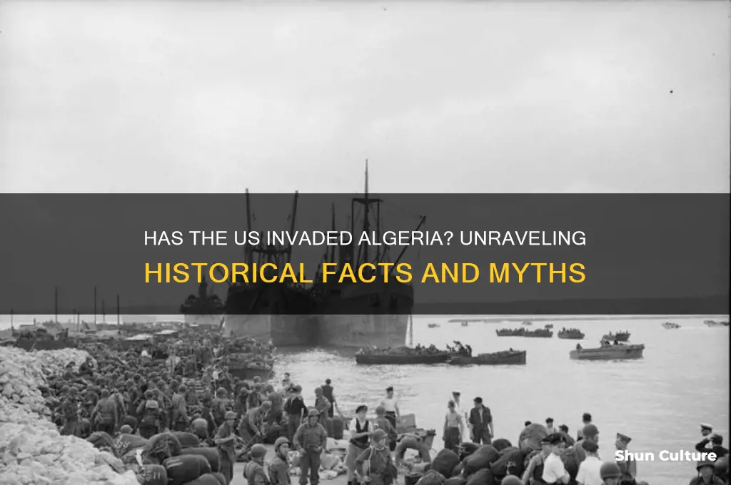 has the us invaded algeria