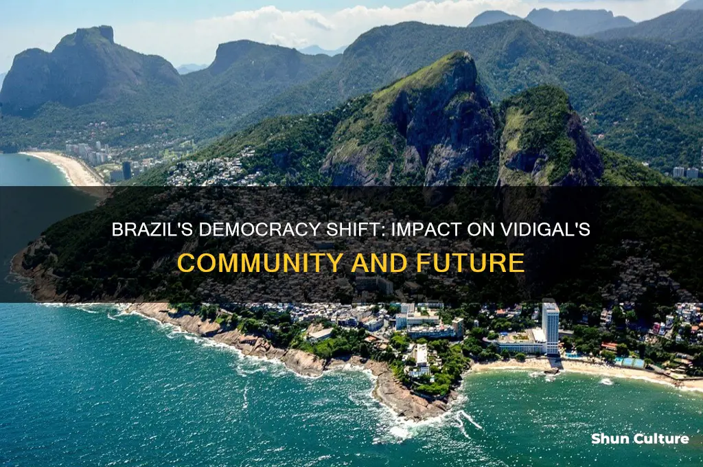 has vidigal been affected by brazils shift in democracy