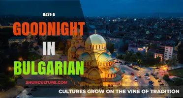 Sweet Dreams in Sofia: A Guide to Goodnight in Bulgarian