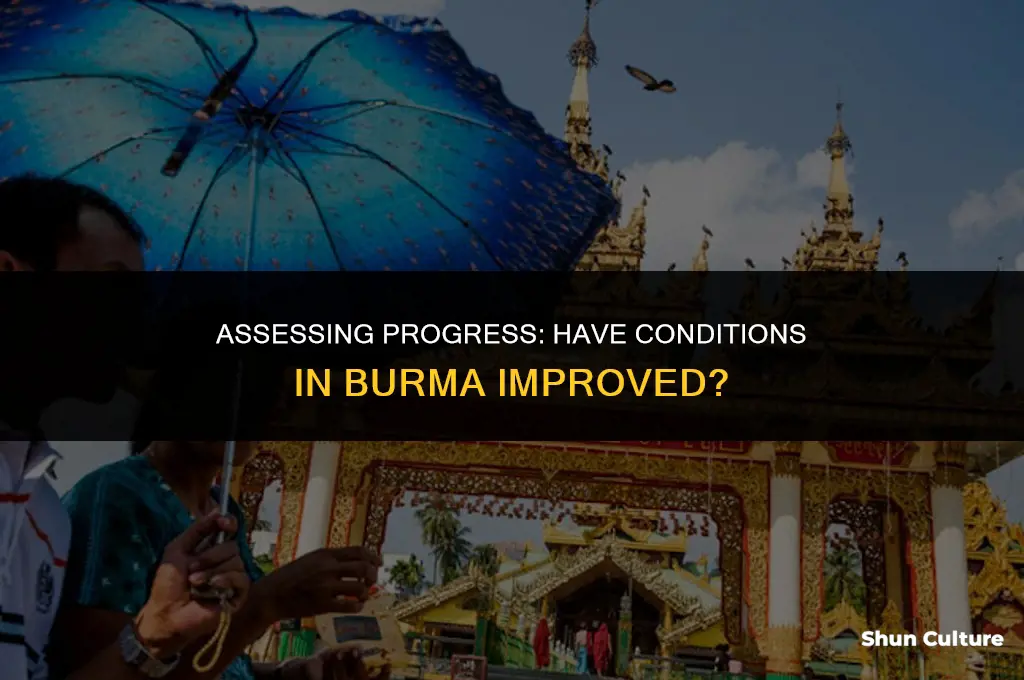 have conditions in burma improved
