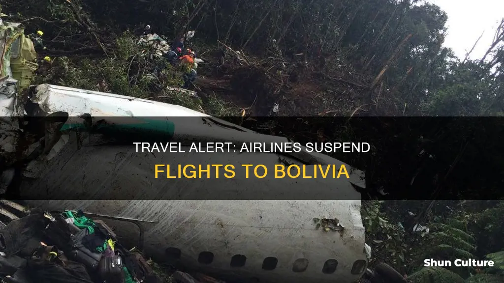 have the airlines stopped travel to bolivia