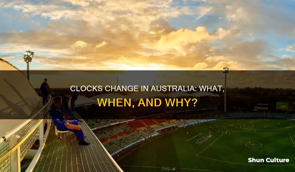 have the clocks change in australia