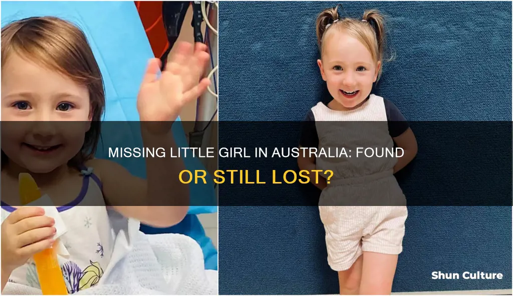 have they found the little girl in australia