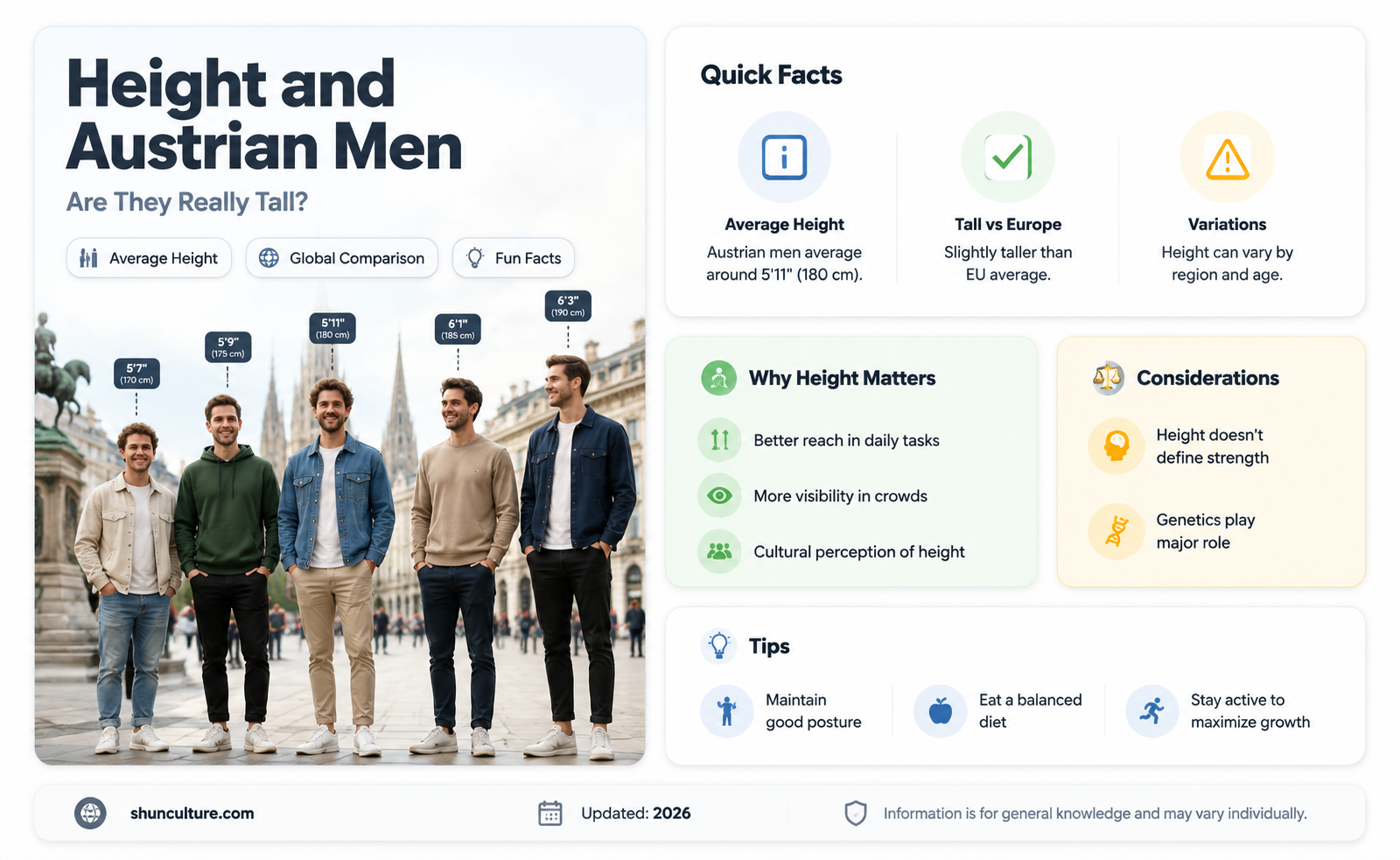 are austrian men tall
