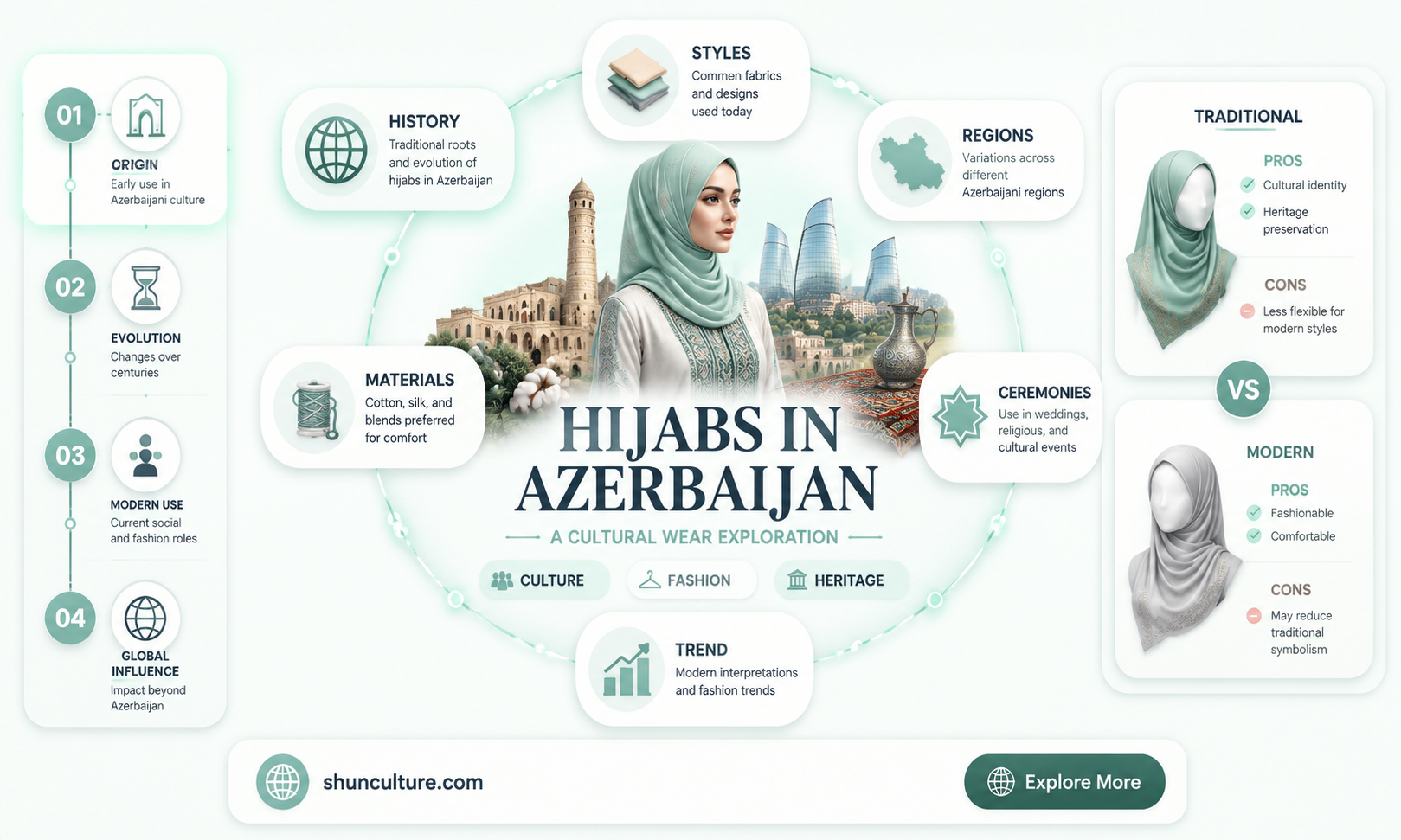 are hijabs worn in azerbaijan
