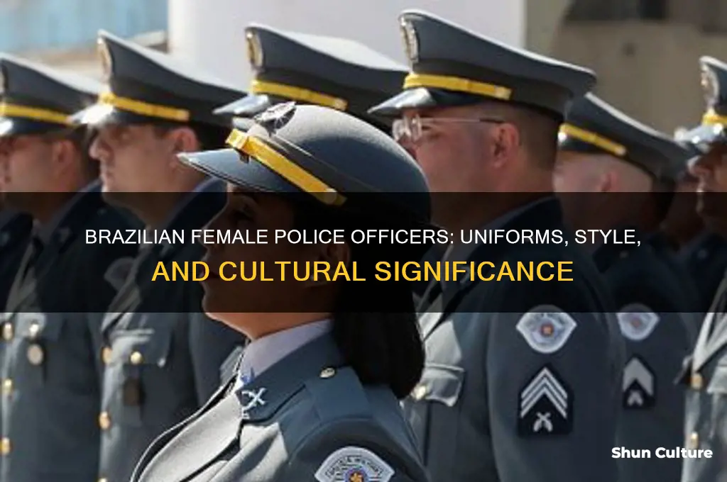 how a brazilian woman cop dress in brazil