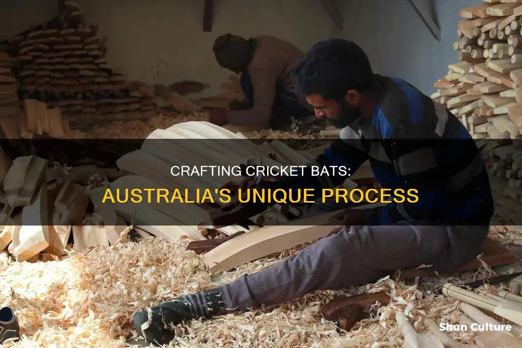 how a cricket bat is made in australia