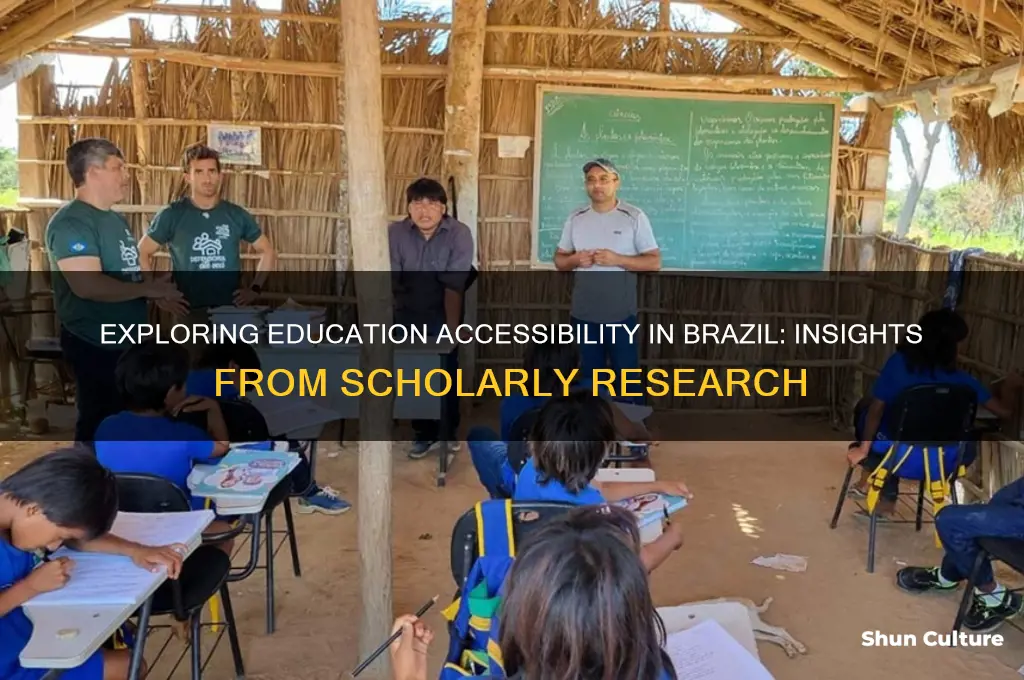 how accesible is education in brazil scholarly articles