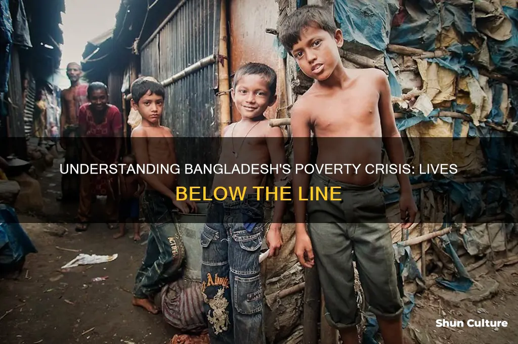 how any people living under the poverty line in bangladesh