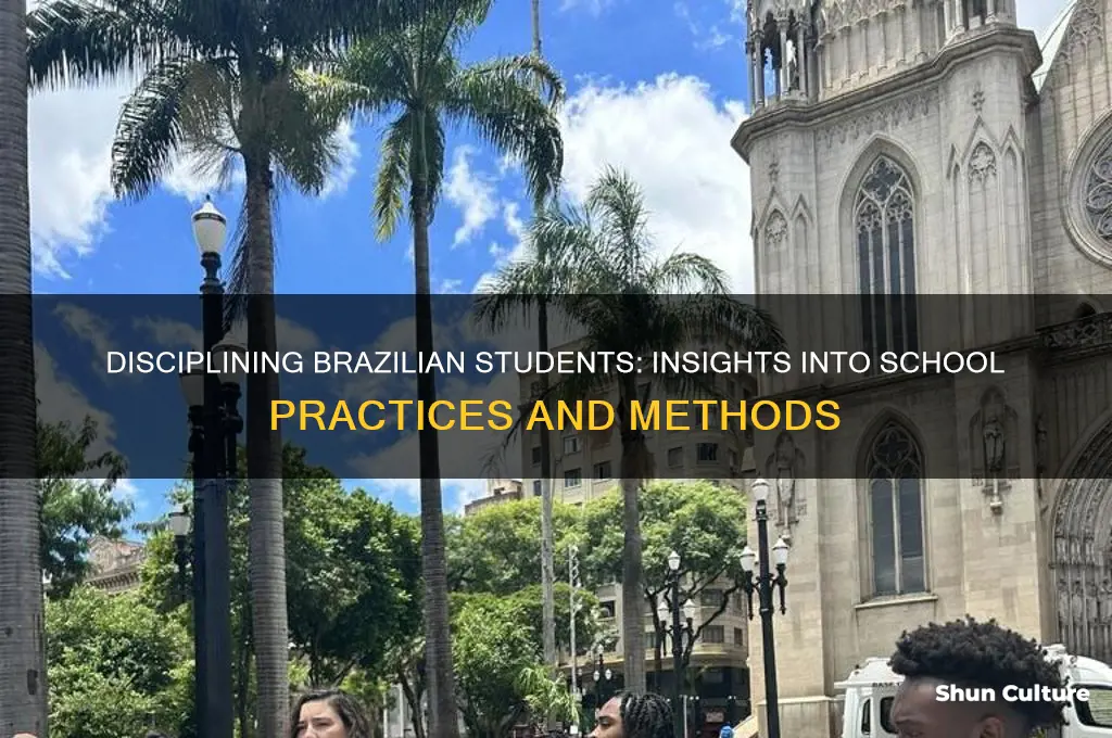 how are children disciplined in school in brazil