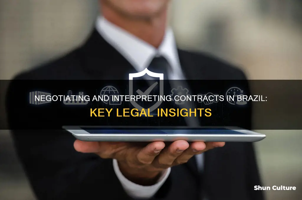 how are contracts negotiated and interpreted in brazil