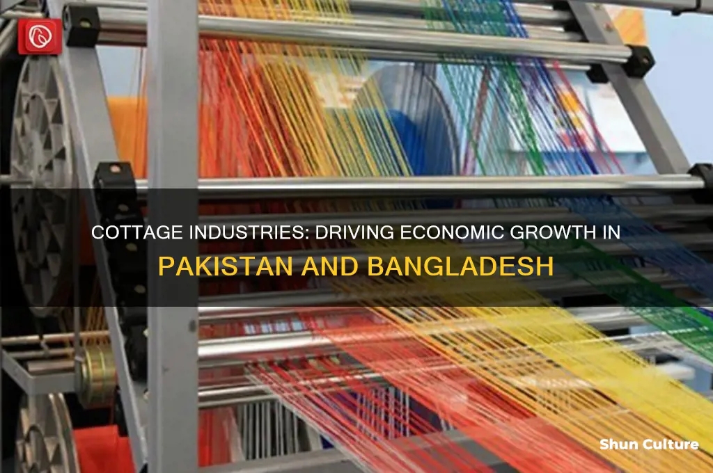 how are cottage industries important in pakistan and bangladesh